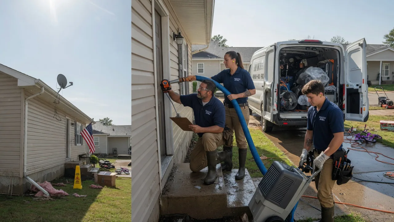Ceiling Water Damage Restoration in Vienna, IL near me